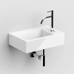 Clou Flush umywalka 36x24,5 cm prostokątna ścienna-nablatowa biała CL/03.03020