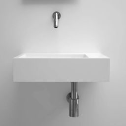 Clou Flush umywalka 42,5x29 cm prostokątna ścienna-nablatowa biała CL/03.13221