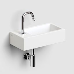 Clou Flush umywalka 36x18 cm prostokątna ścienna-nablatowa biała CL/03.02032