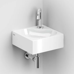 Clou Flush umywalka 27x27 cm kwadratowa ścienna-nablatowa biała CL/03.03050