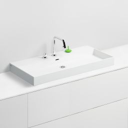 Clou New Wash Me umywalka 90x42 cm prostokątna ścienna-nablatowa biała CL/02.01434