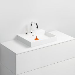 Clou New Wash Me umywalka 50x42 cm prostokątna ścienna-nablatowa biała CL/02.01430