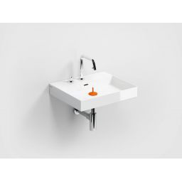 Clou New Wash Me umywalka 50x42 cm prostokątna ścienna-nablatowa biała CL/02.01430