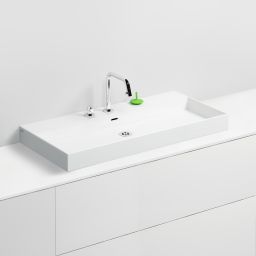 Clou New Wash Me umywalka 90x42 cm prostokątna ścienna-nablatowa biała CL/02.01434