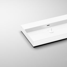 Clou New Wash Me umywalka 110x42 cm prostokątna ścienna-nablatowa biała CL/02.01438