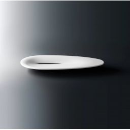 Clou First umywalka 84x38 cm owalna nablatowa biała CL/02.27011