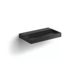 Clou New Wash Me umywalka 70x42 cm prostokątna ścienna-nablatowa czarna CL/02.30432