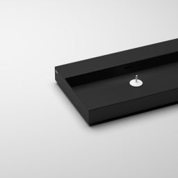 Clou New Wash Me umywalka 70x42 cm prostokątna ścienna-nablatowa czarna CL/02.30432