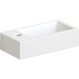 Clou Flush umywalka 36x18 cm prostokątna ścienna-nablatowa biała CL/03.02032