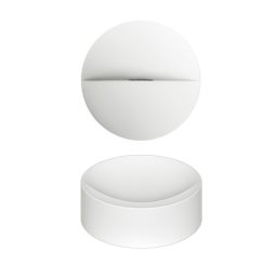 Clou Vale umywalka 22x22 cm okrągła nablatowa biała CL/03.02164