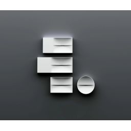 Clou Vale umywalka 22x22 cm okrągła nablatowa biała CL/03.02164