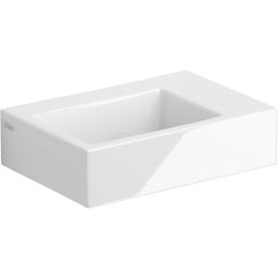 Clou Flush umywalka 36x24,5 cm prostokątna ścienna-nablatowa biała CL/03.03021