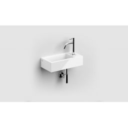 Clou Flush umywalka 36x18 cm prostokątna ścienna-nablatowa biała CL/03.03030