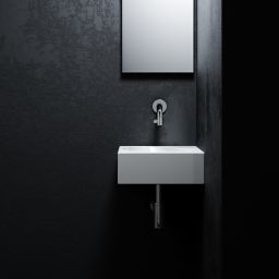 Clou Flush umywalka 27x27 cm kwadratowa ścienna-nablatowa biała CL/03.03051