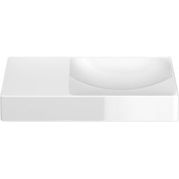 Clou Vale umywalka 45x19 cm prostokątna ścienna-nablatowa biała CL/03.03162.L