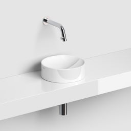 Clou Vale umywalka 22x22 cm okrągła nablatowa biała CL/03.03164