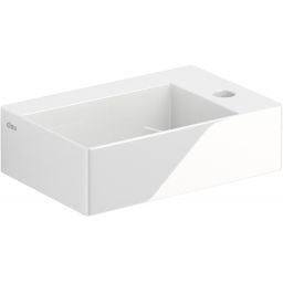 Clou New Flush umywalka 35,5x24,5 cm prostokątna ścienna-nablatowa biała CL/03.03420.01