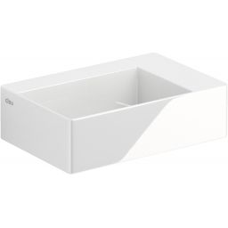 Clou New Flush umywalka 35,5x24,5 cm prostokątna ścienna-nablatowa biała CL/03.03420