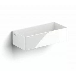 Clou New Flush umywalka 38x18 cm prostokątna ścienna-nablatowa biała CL/03.03431