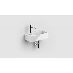 Clou New Flush umywalka 35x18 cm prostokątna ścienna-nablatowa biała CL/03.03432.01