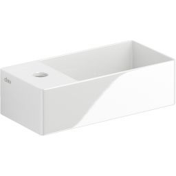 Clou New Flush umywalka 35x18 cm prostokątna ścienna-nablatowa biała CL/03.03432.01