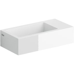Clou Flush umywalka 36x18 cm prostokątna ścienna-nablatowa biała CL/03.08031
