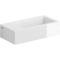 Clou Flush umywalka 36x18 cm prostokątna ścienna-nablatowa biała CL/03.08032