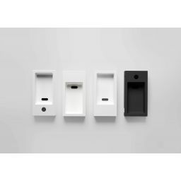 Clou Flush umywalka 36x18 cm prostokątna ścienna-nablatowa biała CL/03.08032.02