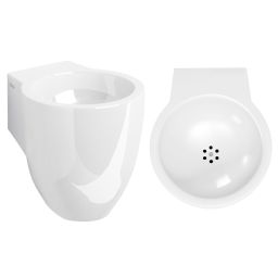 Clou Flush umywalka 31,5x27 cm okrągła ścienna biała CL/03.08061