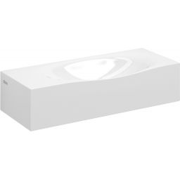 Clou Hammock umywalka 45x18 cm prostokątna ścienna-nablatowa biała CL/03.08370