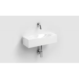 Clou Hammock umywalka 45x18 cm prostokątna ścienna-nablatowa biała CL/03.08370