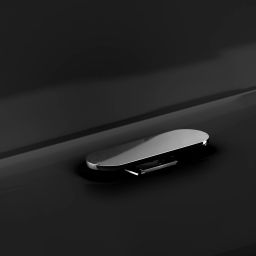 Clou Flush umywalka 36x18 cm prostokątna ścienna-nablatowa czarna CL/03.12030