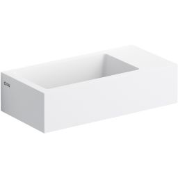 Clou Flush umywalka 36x18 cm prostokątna ścienna-nablatowa biała CL/03.13031