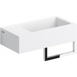 Clou Flush umywalka 36x18 cm prostokątna ścienna-nablatowa biała CL/03.13032.02