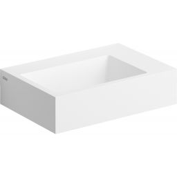 Clou Flush umywalka 42,5x29 cm prostokątna ścienna-nablatowa biała CL/03.13221