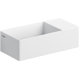Clou New Flush umywalka 35x18 cm prostokątna ścienna-nablatowa biała CL/03.13430.02