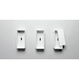 Clou New Flush umywalka 38x18 cm prostokątna ścienna-nablatowa biała CL/03.13431.02