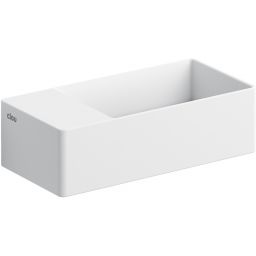 Clou New Flush umywalka 35x18 cm prostokątna ścienna-nablatowa biała CL/03.13432.02