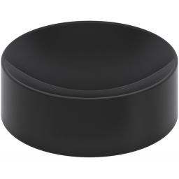 Clou Vale umywalka 22x22 cm okrągła nablatowa czarna CL/03.30164