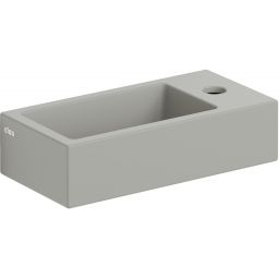 Clou Flush umywalka 36x18 cm prostokątna ścienna-nablatowa szara CL/03.32030
