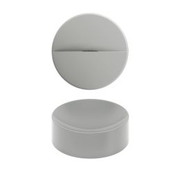 Clou Vale umywalka 22x22 cm okrągła nablatowa szara CL/03.32164