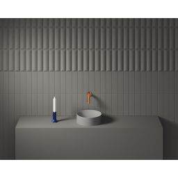 Clou Vale umywalka 22x22 cm okrągła nablatowa szara CL/03.32164