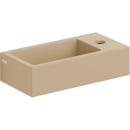 Clou Flush umywalka 36x18 cm prostokątna ścienna-nablatowa musztardowa CL/03.34030