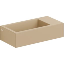 Clou Flush umywalka 36x18 cm prostokątna ścienna-nablatowa musztardowa CL/03.34031