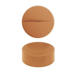 Clou Vale umywalka 22x22 cm okrągła nablatowa piaskowa CL/03.36164