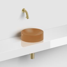 Clou Vale umywalka 22x22 cm okrągła nablatowa piaskowa CL/03.36164