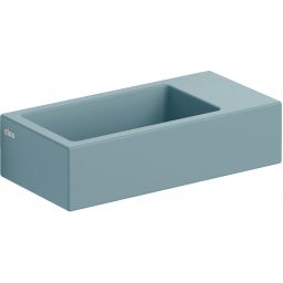 Clou Flush umywalka 36x18 cm prostokątna ścienna-nablatowa niebieska CL/03.38031