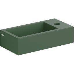 Clou Flush umywalka 36x18 cm prostokątna ścienna-nablatowa zielona CL/03.42030