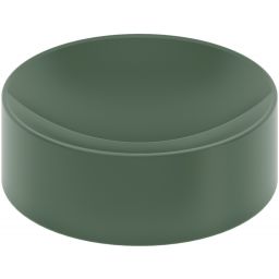 Clou Vale umywalka 22x22 cm okrągła nablatowa zielona CL/03.42164