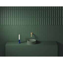 Clou Vale umywalka 22x22 cm okrągła nablatowa zielona CL/03.42164